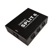 3-Pin Xlr Mic Input Splitter 6 Outputs XLR Cable To For