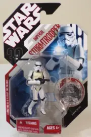 2007 STAR WARS IMPERIAL STORMTROOPER #20 ANH 30th Anniversary Action Figure MOSC