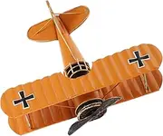 WEKAMOS 1Pc Vintage Iron Airplane Model Decor Retro Aircraft Ornament for Bookcase Cabinet Desktop Durable Home Decoration with Design Random Color