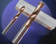 HRC65 AlTiN Coated Solid Carbide Drill Bit 5.1mm-9.0mm 2-Flute CNC Tungsten
