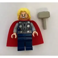 在飛比找蝦皮購物優惠-LEGO 超級英雄人偶 雷神索爾 sh018 含雷神錘 68