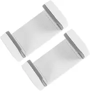 Angoily 2pcs Mobile Phone Holder Plant Tweezers Heavy Duty Tweezers Headlight Bracket Small Sieve Sieve Chrome-Plated Valve Cover Agate Keychain Small Bag Mobile Phone Filter White Plastic