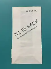 DELTA AIRLINES BARF BAG #4