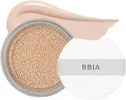 [BBIA] EAU Glow Cushion Foundation SPF40 - Moist Natural Coverage, Watery Glowy Texture with Semi-Matte Finish, Comfortable Lightweight & Longlating, Vegan, Korean Makeup (23 NATURAL REFILL ONLY, 1 Refill Only)