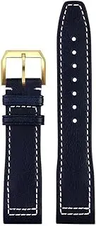 [KAVJU] Italian Calfskin Strap For IWC Pilot IW378003 IW328203/205/201 Mark 20 Genuine Leather Watch Band 20 21mm Quick Release Bracelet