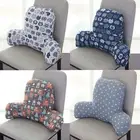 NEW Reading Cushion Chair Backrest Pillow With Arms Support Lumbar Back Rest Bed
