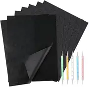 100 Sheets Carbon Transfer Paper Tracing Paper, Graphite Copy-Paper Tracing and Transferring Drawings on Wood, Paper
