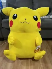 NEW JUMBO 32” POKEMON PIKACHU PLUSH NEW WITH TAG FREE SHIP