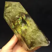 1.56LB Natural Citrine Quartz Both Obelisk Crystal Tower Point Reiki Healing Gem