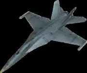 FA-18I Hornet Ace Combat 3 Aircraft Mahogany Wood Model Small New