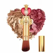 Angled Contour Powder Bronzer Highlighter Retractable Kabuki Makeup Brush