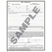 Bid Proposal Form ( Packet of 50 )