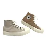 Converse Beige Gray Platform Hi-Top Sneakers | Size 11, New Without Tags