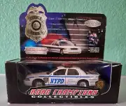 Vintage Road Champs Die Cast 1:43 Police Car Boxed New York City NYPD