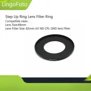 49-82mm Step Up Ring Lens Filter Ring UV/ND/CPL GND Lens Adapter Filter Ring