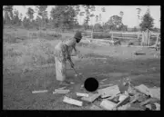 rehabilitation client, Tangipahoa Parish, Louisiana 1940s Old Photo 5