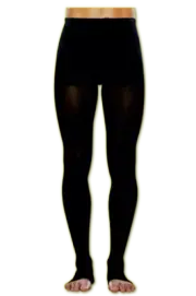 Cep Women's Black Recovery PRO Compression Tights Open Toe Pick Size