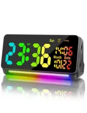 120db Super Loud Alarm Clocks for Heavy Sleepers adults , 15 Wake Up Sounds A...