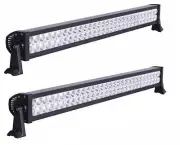 2x 240W 80 LEDs Work Light Bars Spot Lamp Pickup Truck SUV Off-road ATV Car Boat