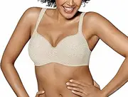[Playtex] Women's Love My Curves Original Balconette Underwire Full Coverage Bra Us4823