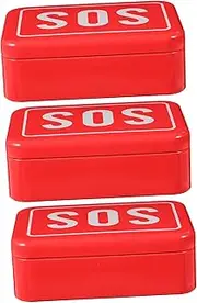Compact Outdoor First Aid Kit Survival Carry Box Emergency Medicine Storage Waterproof Tinplate Box for Travel