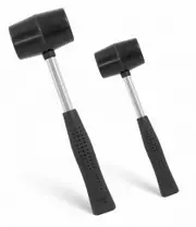 500g and 800g Pack Rubber Mallet Hammer Double Rubber Face Anti-Skid Handle Tool
