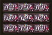 9 VENDSTAR 3000 VENDING MACHINE CANDY STICKERS LABEL Free Shipping MM PLAIN