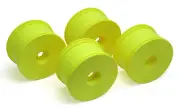 Team Associated RC Wheels 1/8th LPR Truggy Wheels (Yellow) 89361 RC8T/RC8Te New