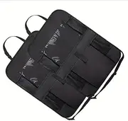 Car Boot Organiser 9-Pocket Car Seat Back Storage Bag Waterproof Durable Foldable Rear Seat Hanging Bag Universal Seat Storage Bag Car(2pcs large bag)
