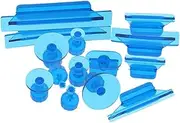 30pcs Paintless Dent Removal Tool Kit Durable Plastic Pull Tabs for Small Dent Fixing Complete Auto Body Repair for Automotive Professionals and DIY Enthusiasts