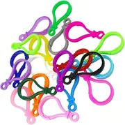 TOKIDNY 100pcs Keychain Clasps Lobster Clasp Keychains Hooks for Men Women Boys and Girls