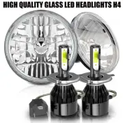 For Dodge Dart 1964-76 Ramcharger 7" Round LED Headlight Hi/Lo Sealed Beam H4 (for: Volkswagen)