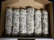 Smudge Sticks White Sage 6 x 4" Genuine Cali Sticks Thin 1" Wide Ethical Harvest