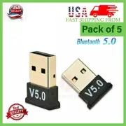 5 x USB Bluetooth 5.0 Wireless Audio Music Stereo Adapter Dongle receiver For TV