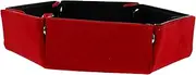 jojofuny Storage Tray for Dice Hexagon Collapsible Dice Tower Poker Egg Storage Box Leather