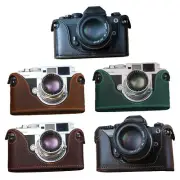 Genuine Leather Half Case Cover Bag For Nikon FM2 FM3a FE2 Camera Protector
