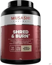 Musashi Shred and Burn Vanilla Protein Powder 2 kg