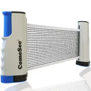Retractable Ping Pong Net for Any Table Table Tennis Nets and Posts gray