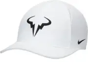 NEW Nike [S/M] Adult Rafael Nadal Bull Featherlight Tennis Cap-White FB5600-100