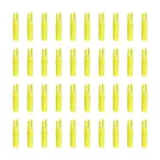 Archery Arrow Nocks 6.2mm 0.244", 40 Pack Insert Arrow Nock, Yellow