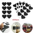 Jar Chalkboard Blackboard Label Labels Stickers Love Heart Chalkboard Labels
