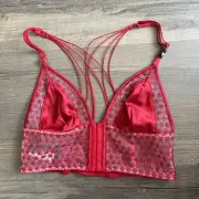 Victoria’s Secret New With Tags Bralette Red Front Hook And Eye Closure Small
