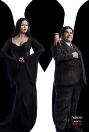 2022 Wednesday Movie Poster Jenna Ortega The Addams Family 3