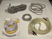 PS2 / PS3 HD Component AV CABLE Audio / Video SONY PlayStation Coaxial HDMI Lot