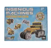 ThinkGizmos Ingenious 240pc Machines Construction Crew Vehicle Building 4in1 Kit