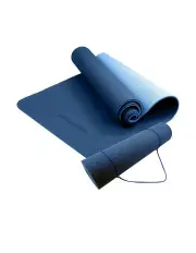 [PowerTrain] Dark Blue 8mm TPE Yoga Exercise Mat