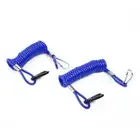 Kill Switch Key Accessory Parts Jet Ski Outboard Floating Safety Lanyard Blue 2*