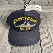 NWT VINTAGE GETTYSBURG CG 64 US NAVY SNAPBACK ONE SIZE - New With Tags