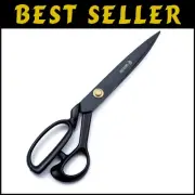 Heavy-Duty Fabric Cutting Scissors - 12" Ambidextrous Shears with Ergonomic Grip