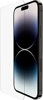 Belkin TemperedGlass iPhone 14 Pro Max Screen Protector - iPhone 14 Pro Max Accessories - Easy Application W/Installation Guide Stickers - Tempered Glass Screen Protector - 9H Hardness Tested